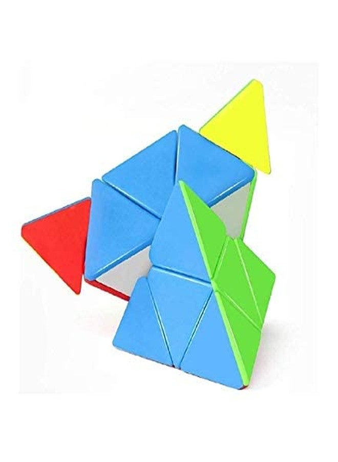 BRIJBAZAAR Pyramid Cube 3 * 3 Super Speed Triangle Puzzle Cube Stickerless - Image 2